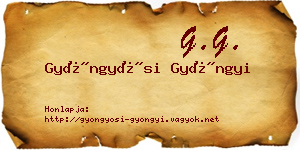 Gyöngyösi Gyöngyi névjegykártya